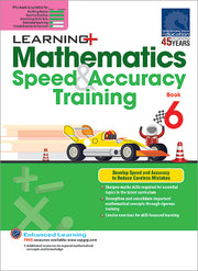 Learning+ Mathematics Speed & Accuracy Training Book 6