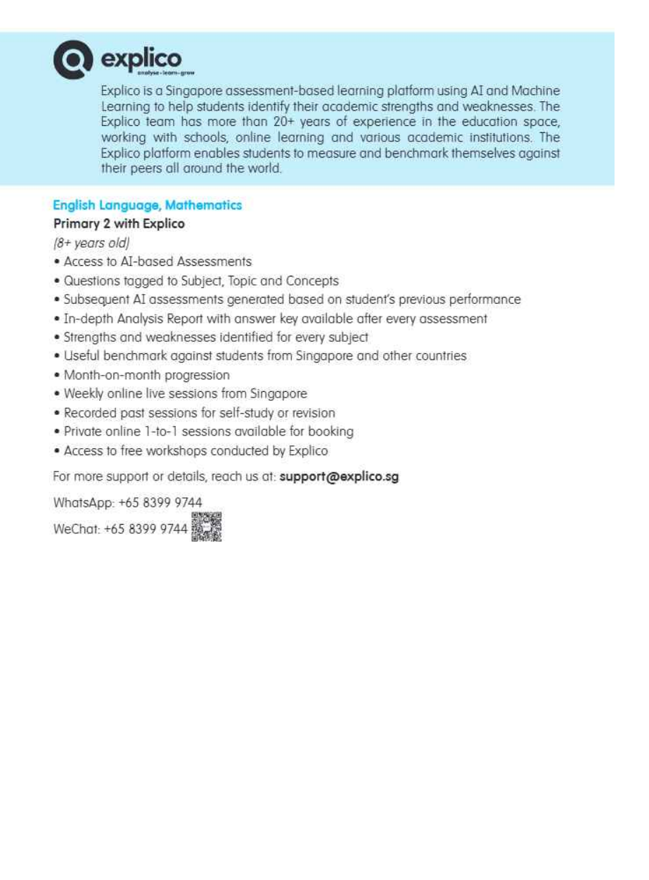 Conquer English Creative Writing Primary 2 sample page