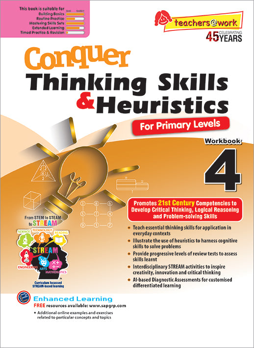 Conquer Thinking Skills & Heuristics Workbook 4