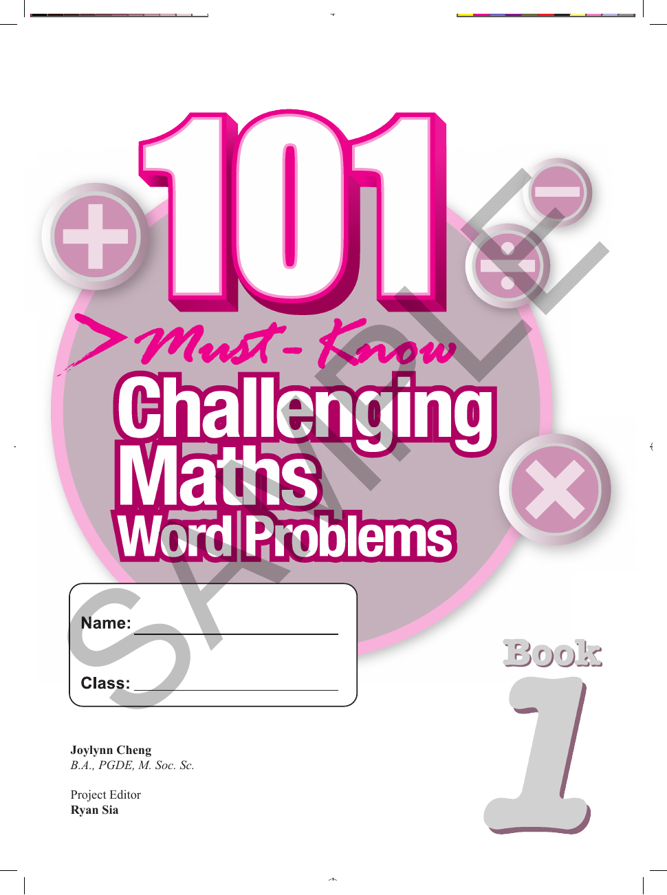101 Must Know Challenging Maths Word Problems - Book 1 sample page
