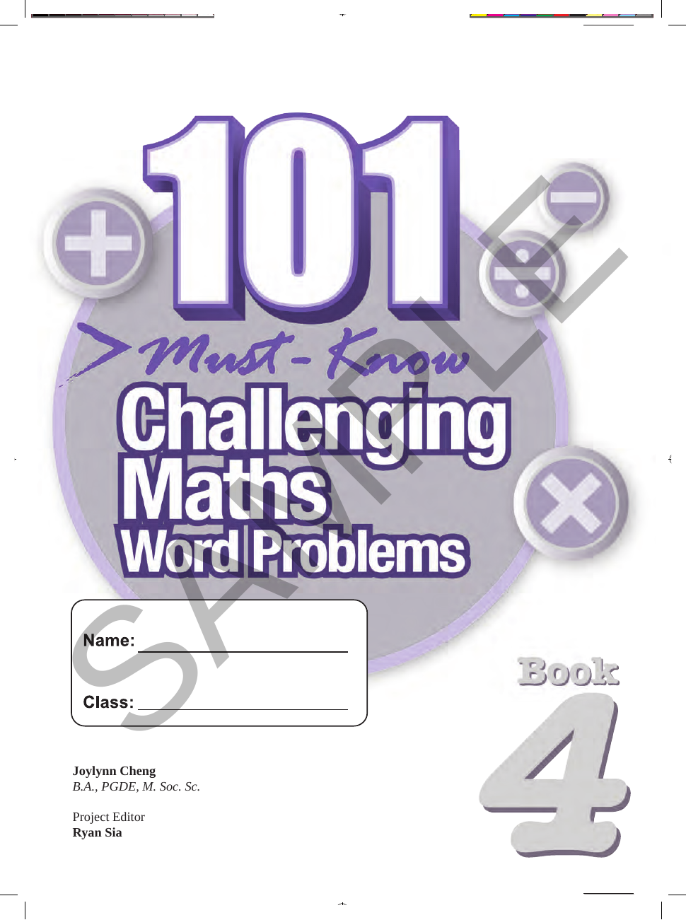 101 Must Know Challenging Maths Word Problems - Book 4 sample page