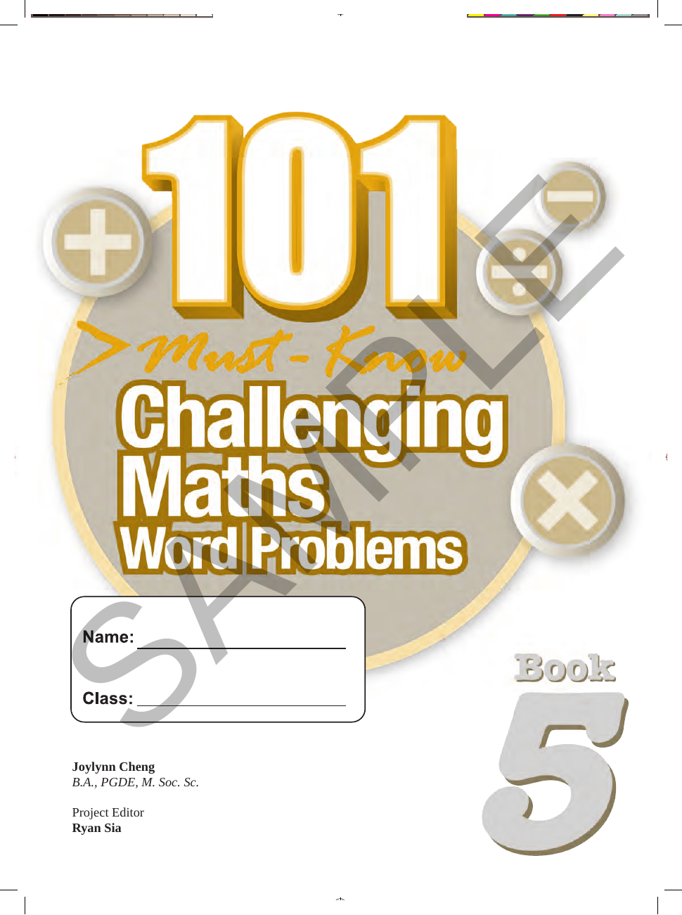 101 Must Know Challenging Maths Word Problems - Book 5 sample page
