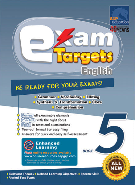 Exam Targets English Book 5