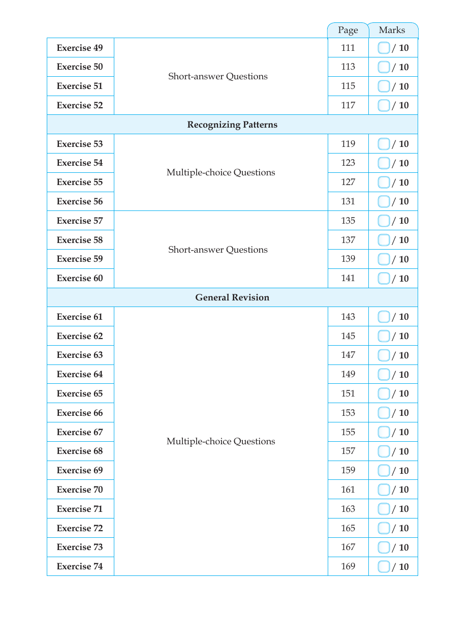 Conquer Mathematics Book 2: Geometry, Picture Graphs sample page