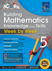 SCORE Building Mathematics Knowledge and Skills Workbook 5