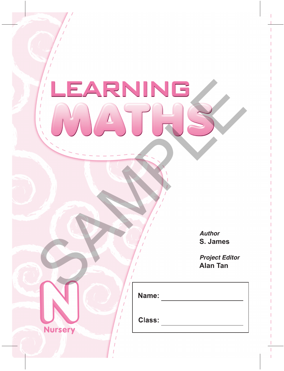 Learning Maths Nursery sample page