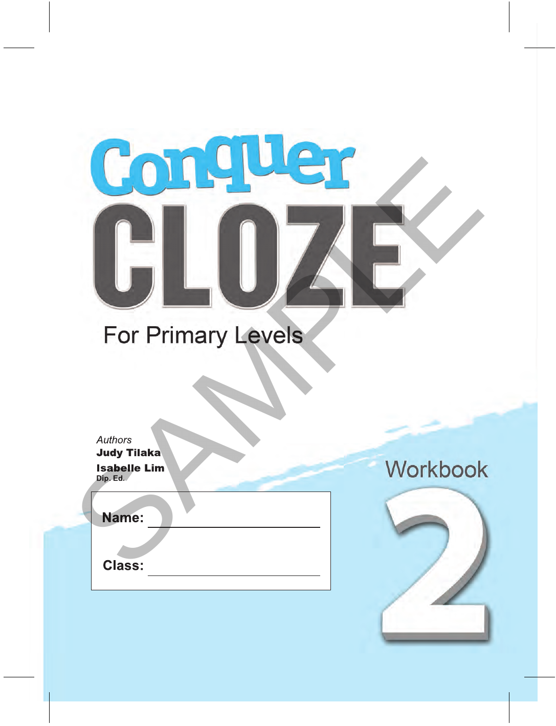 Conquer Cloze Workbook 2 sample page