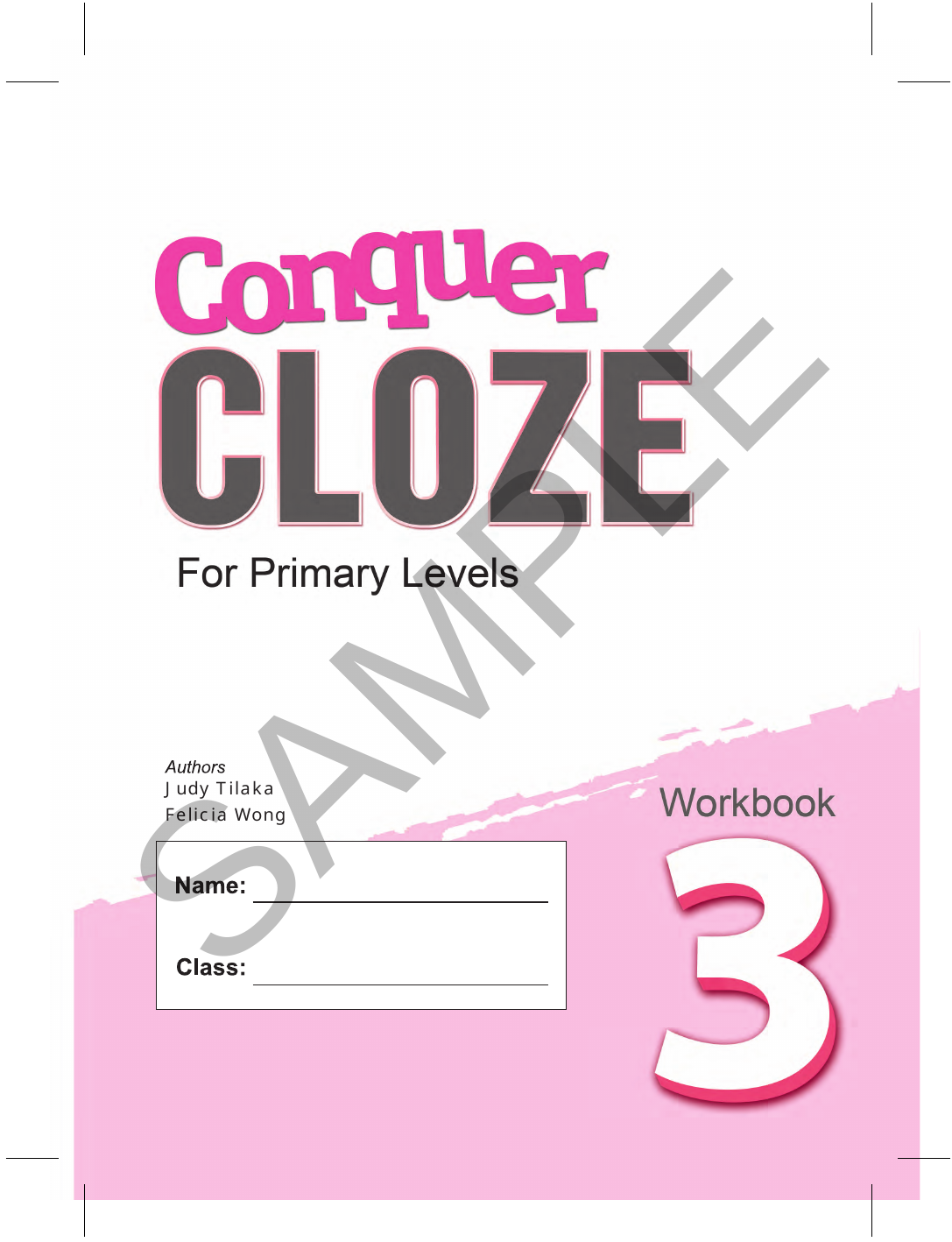 Conquer Cloze Workbook 3 sample page