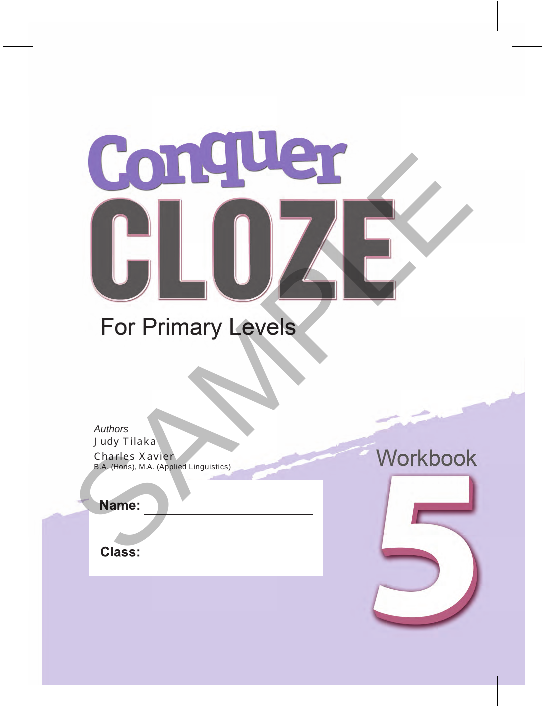 Conquer Cloze Workbook 5 sample page