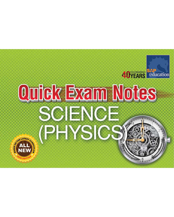 Quick Exam Notes Science Physics