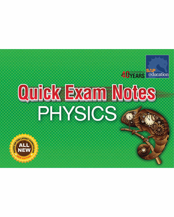 Quick Exam Notes Physics
