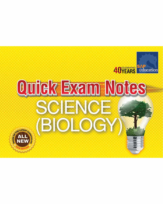 Quick Exam Notes Science Biology