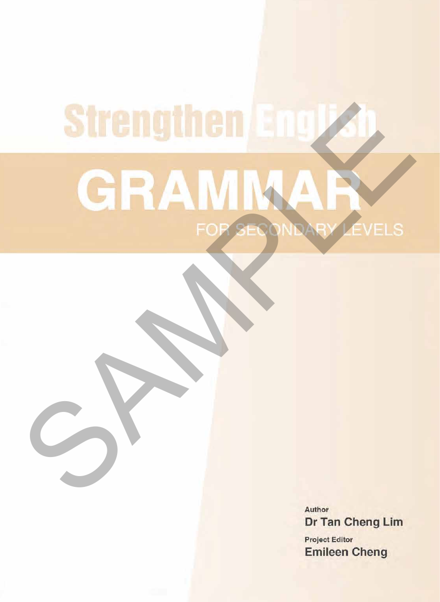 Strengthen English Grammar for Secondary Levels sample page