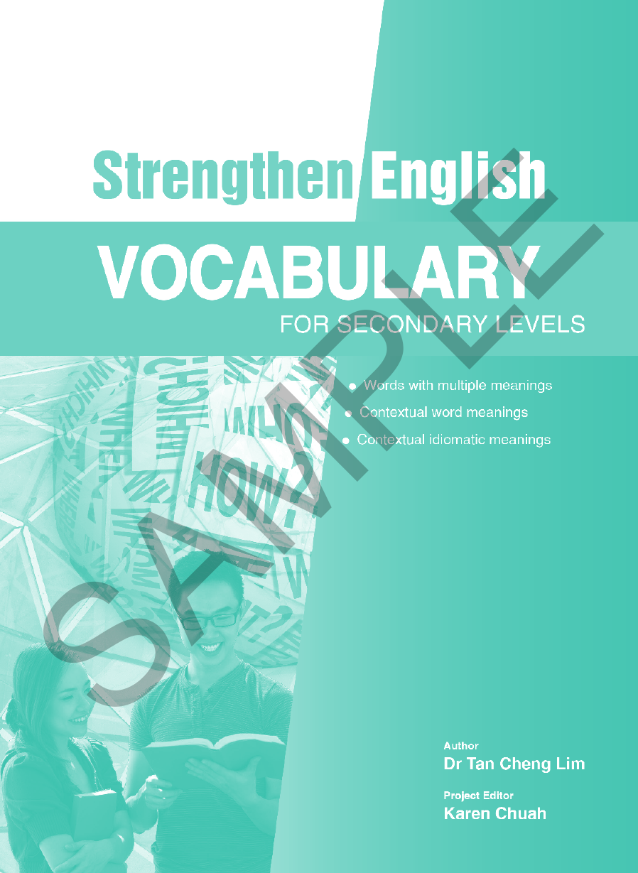 Strengthen English Vocabulary for Secondary Levels sample page
