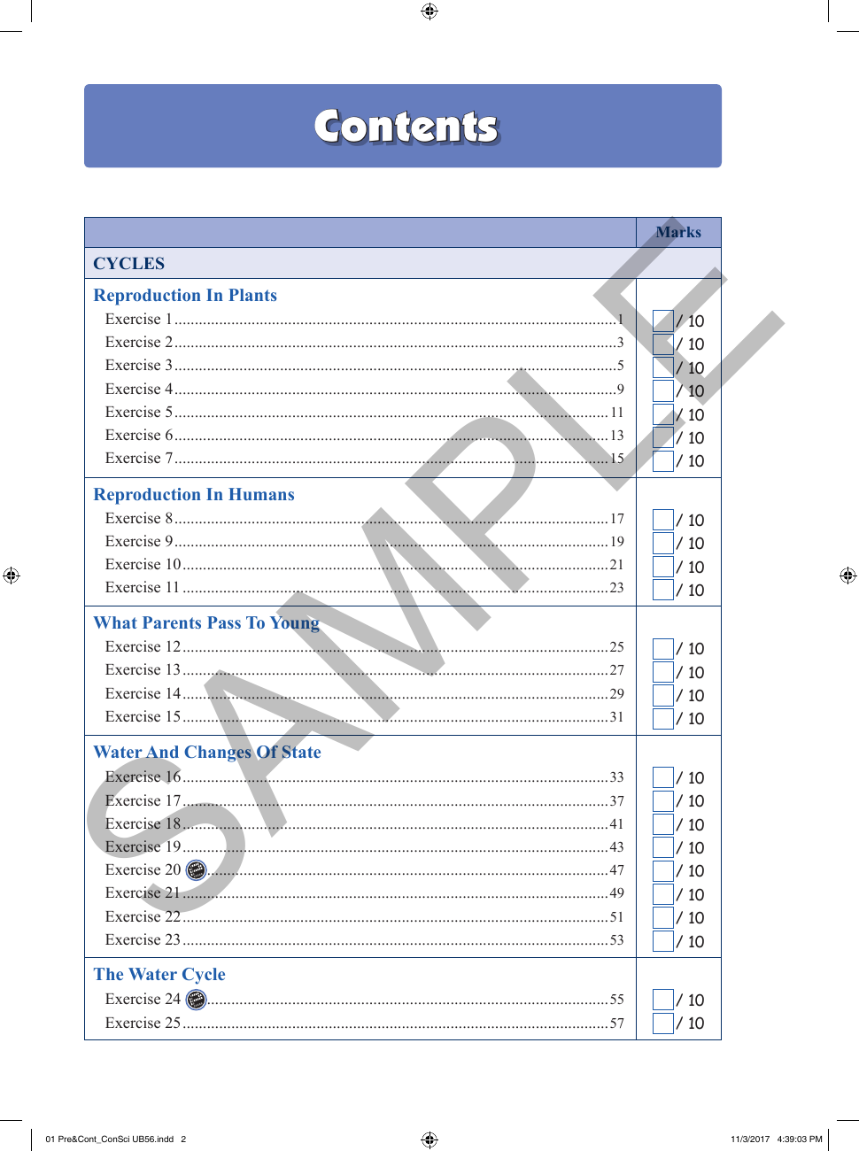 Conquer Science For Primary Levels 5/6 sample page