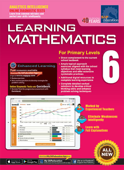Learning Mathematics for Primary 6 + Geniebook