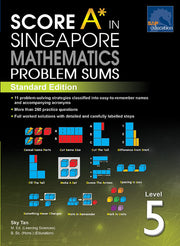 Score A in Singapore Maths Problem Sums Level 5 (Standard)
