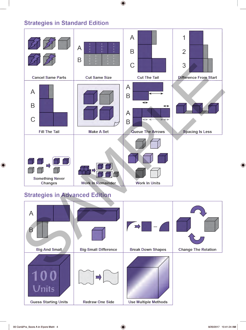 Score A in Singapore Maths Problem Sums Level 6 (Advanced) sample page