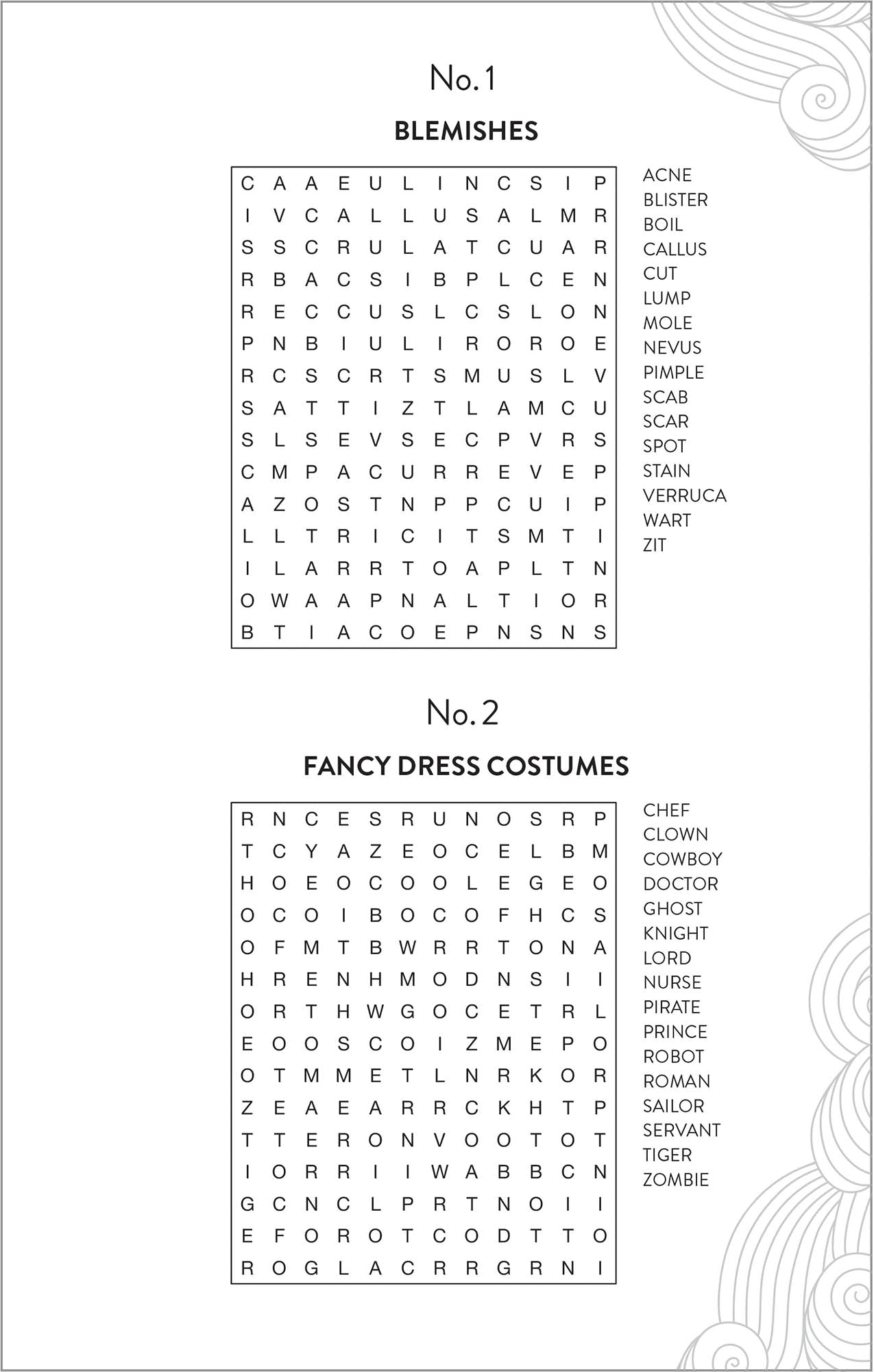 Mindful 600 Puzzles - Word Search - Pink Ombre — inside page 2