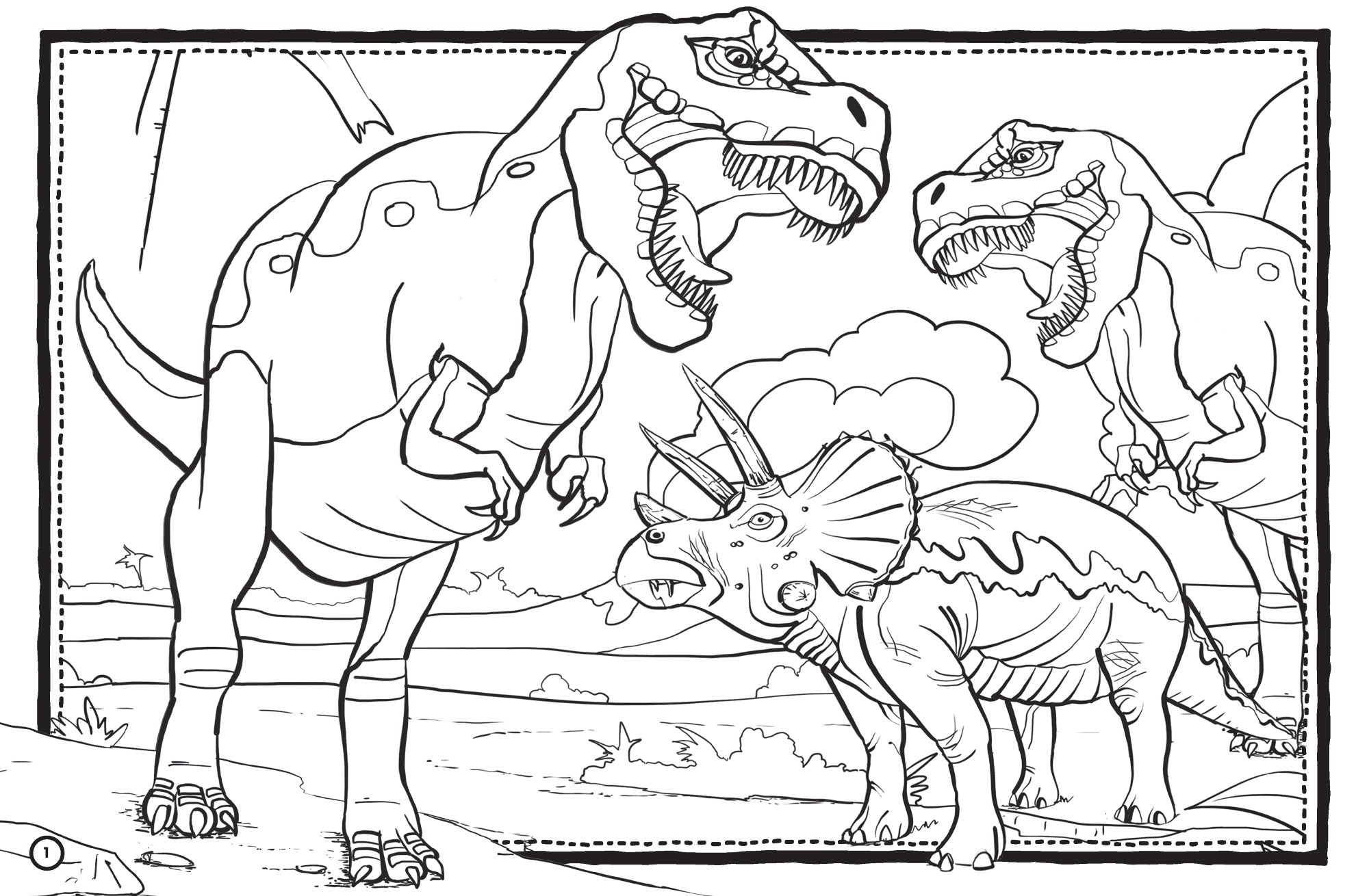 Garry Fleming - Giant Activity Pad - Dinosaurs — inside page 2