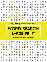 Large Print Puzzle Book - Word Search