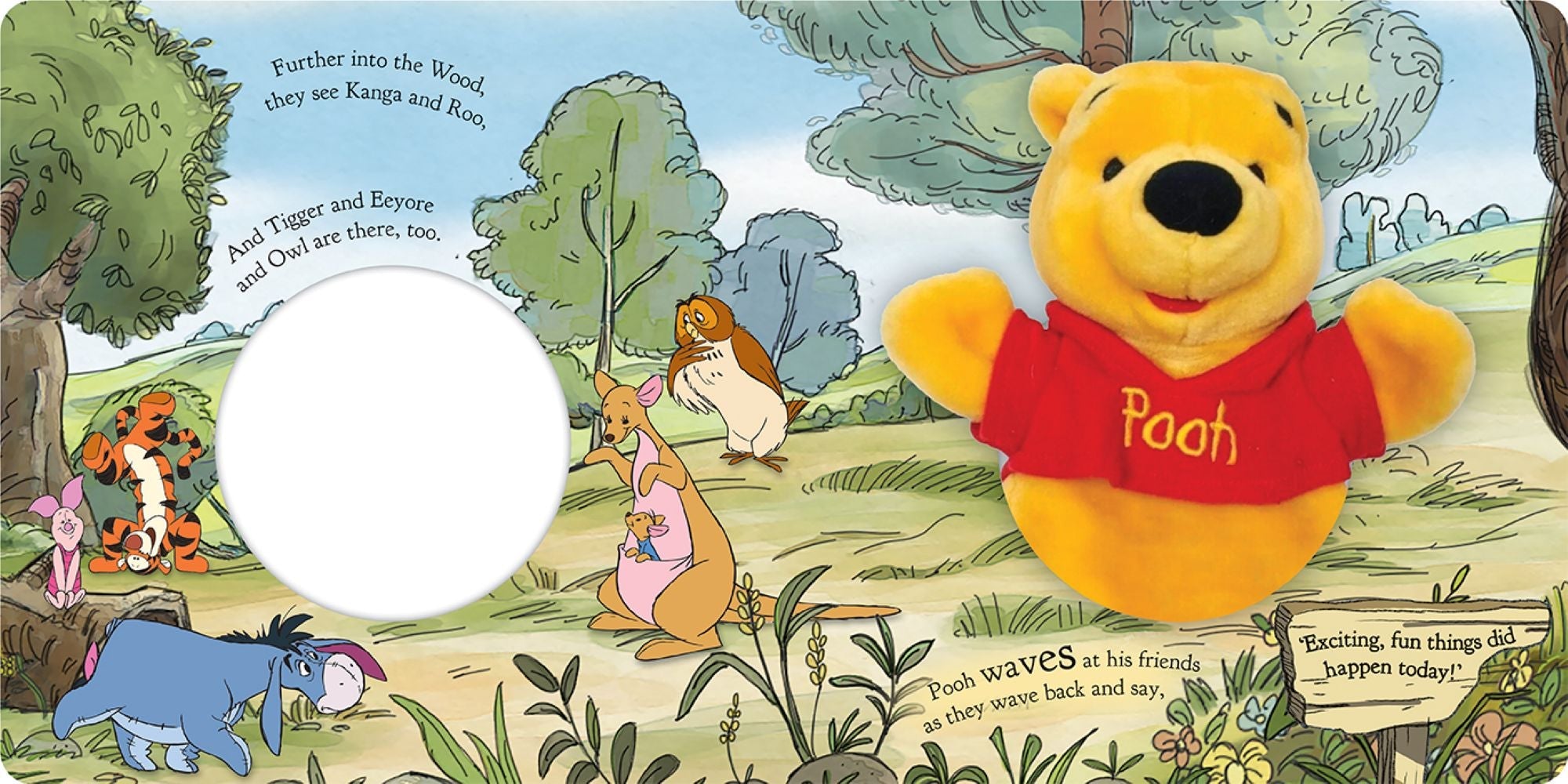 Disney Winnie the Pooh - Hand Puppet Book — inside page 4