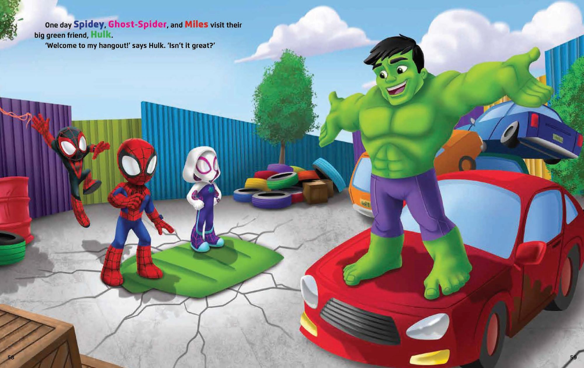 Spidey and His Amazing Friends - Treasury of Stories — inside page 1