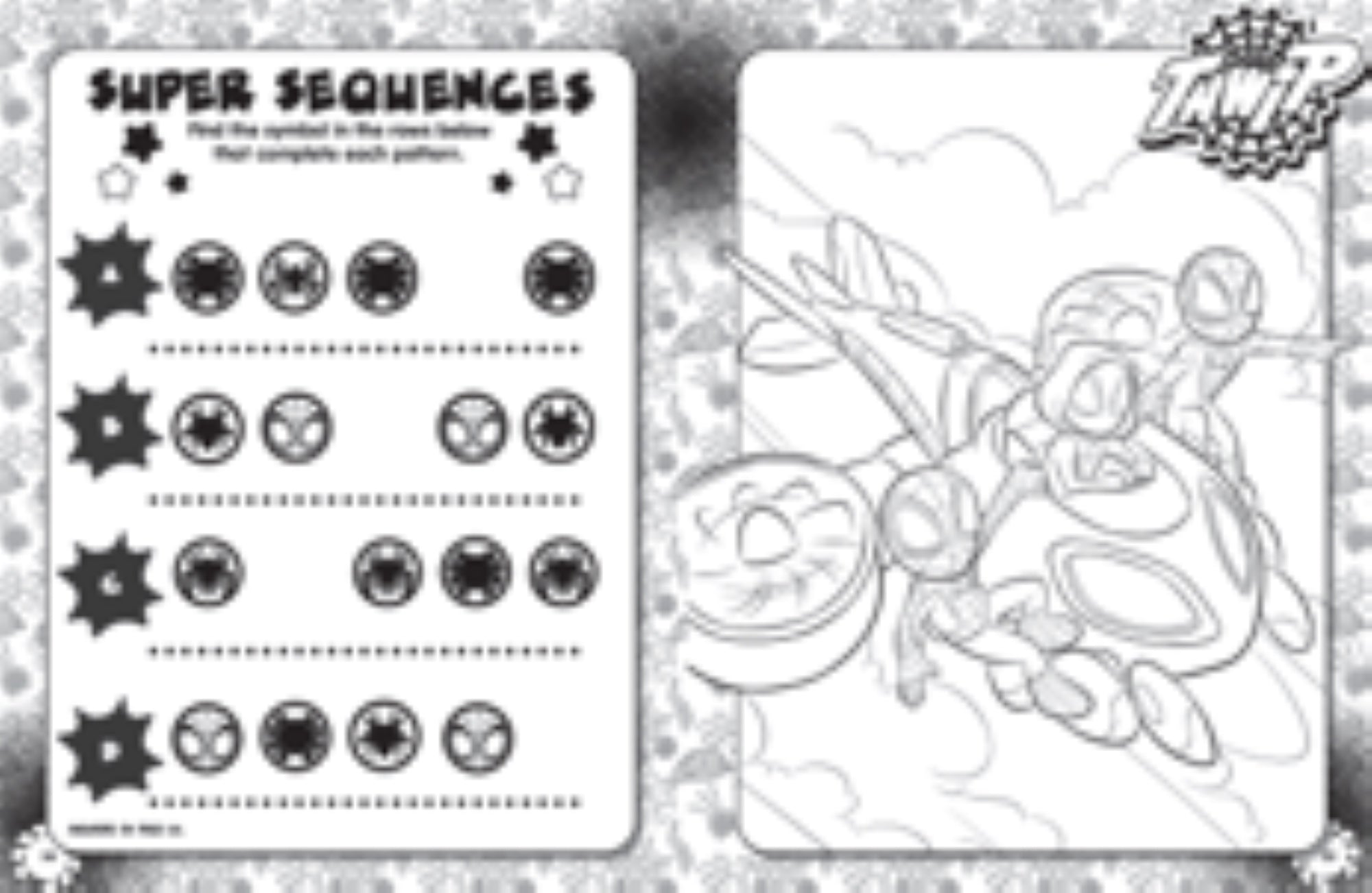Spidey and His Amazing Friends - Mega Colouring Book — inside page 1
