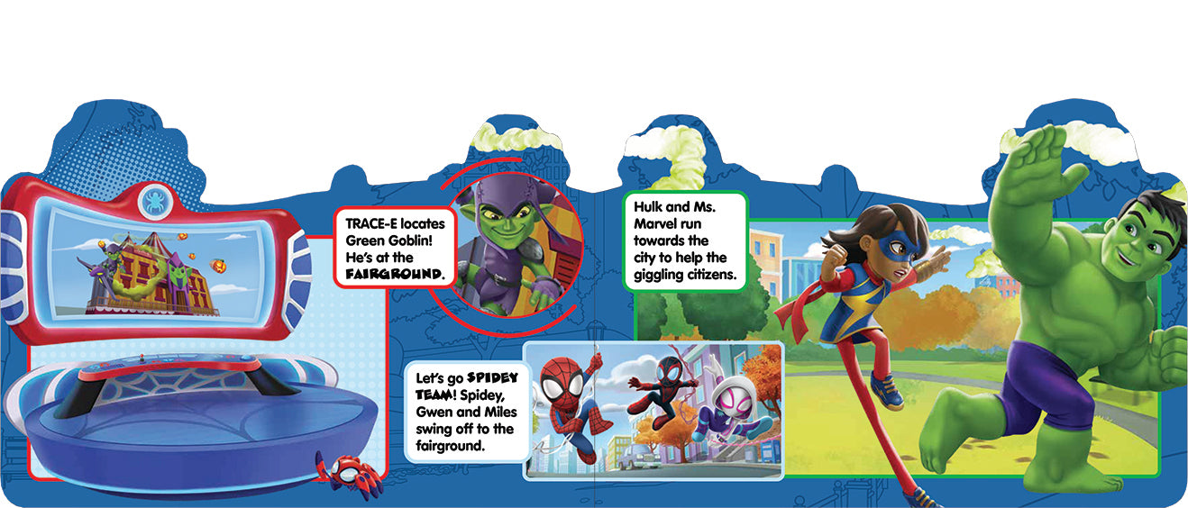 Spidey and His Amazing Friends - Chunky Scenes Book — inside page 1
