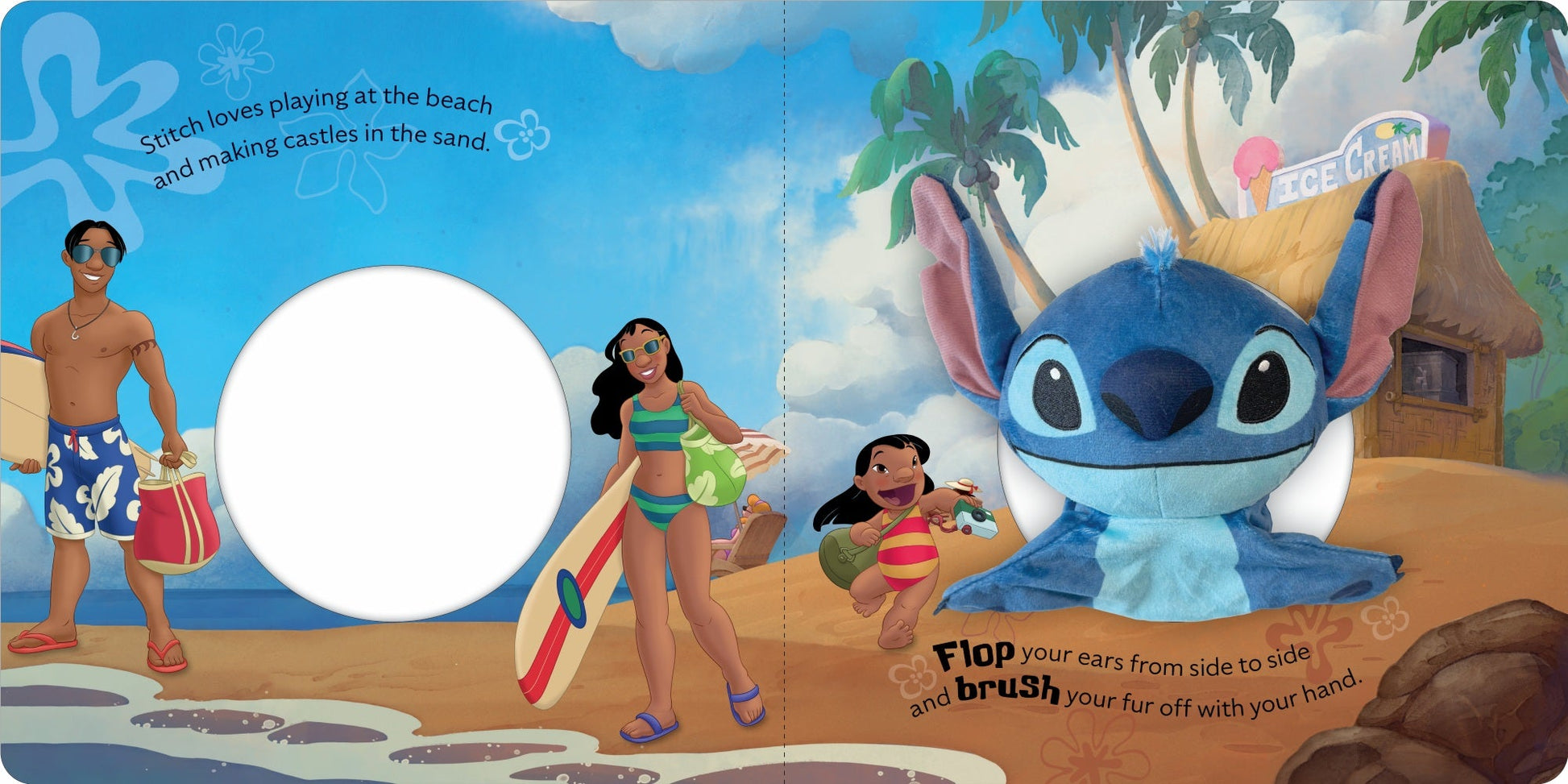 Disney Stitch - Hand Puppet Book — inside page 2