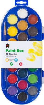 Paint Box Clear Lid: 22 Disc