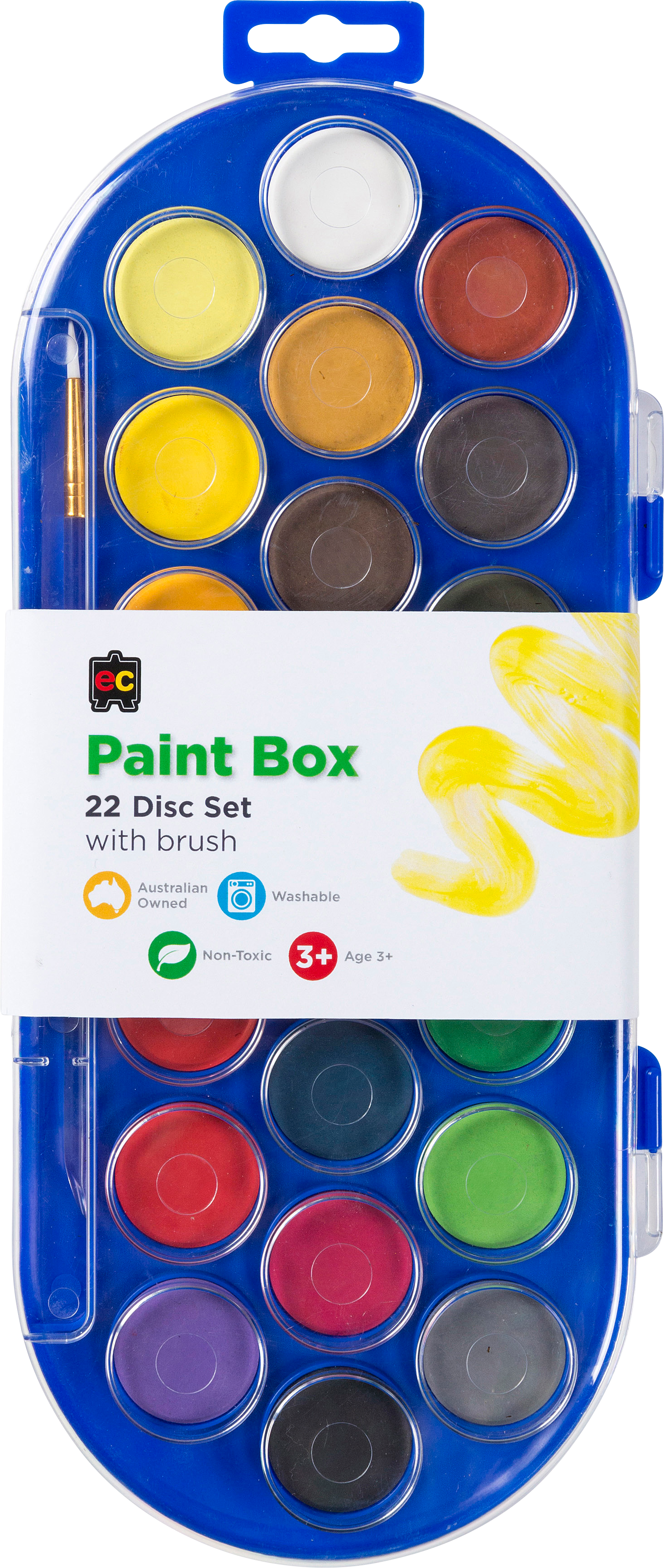 Paint Box Clear Lid: 22 Disc