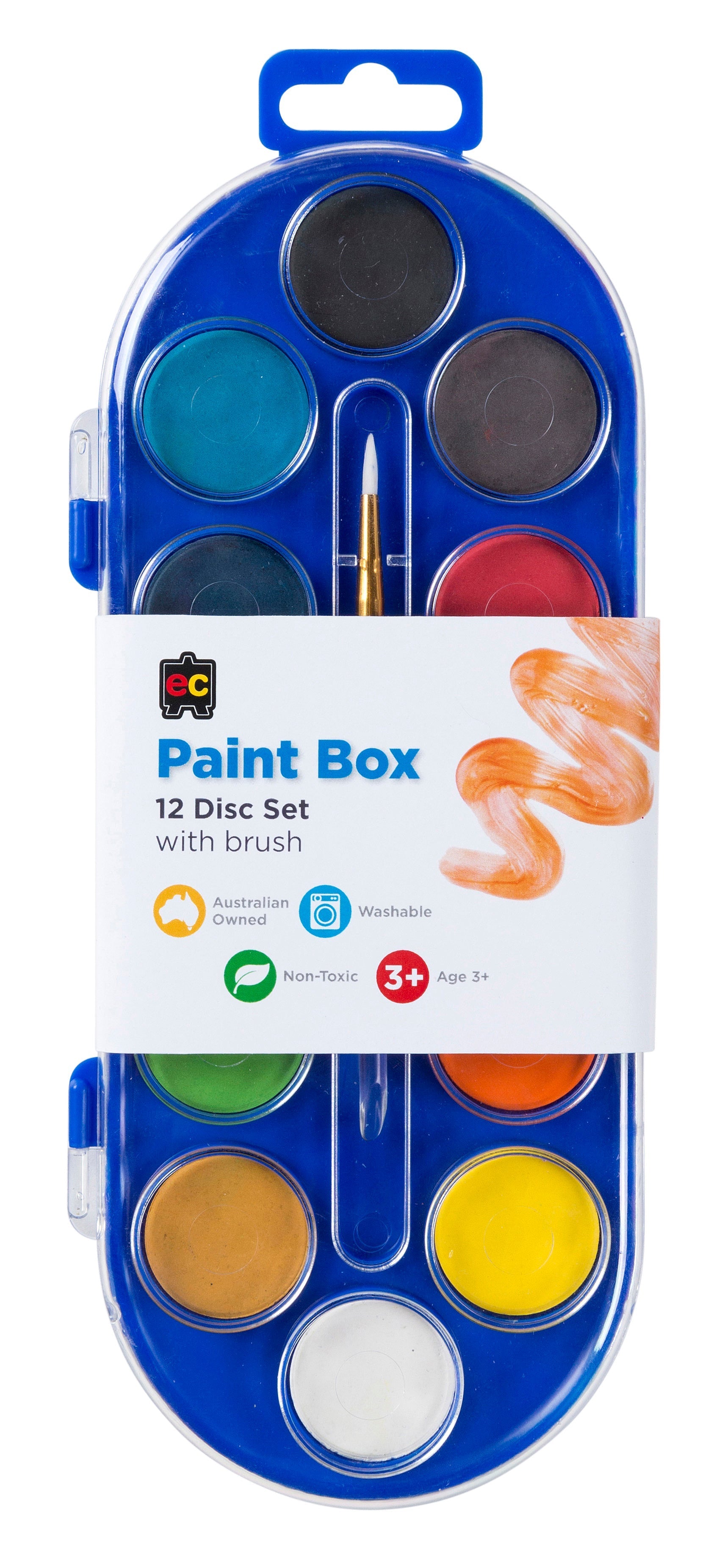 Paint Box Lid: 12 Disc