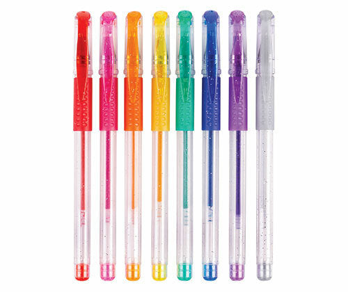 Basics - Glitter Pens: Pack of 8