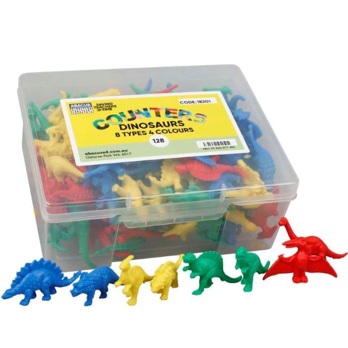 Dinosaurs Counters (Box of 128)