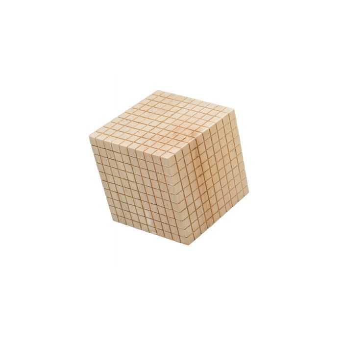 MAB Base 10 - Wooden Cube (Single)