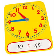 12-Hour Write-on/Wipe-off Teacher Demonstration Clock