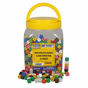 Interlocking Cubes - 1cm (Box of 1000)