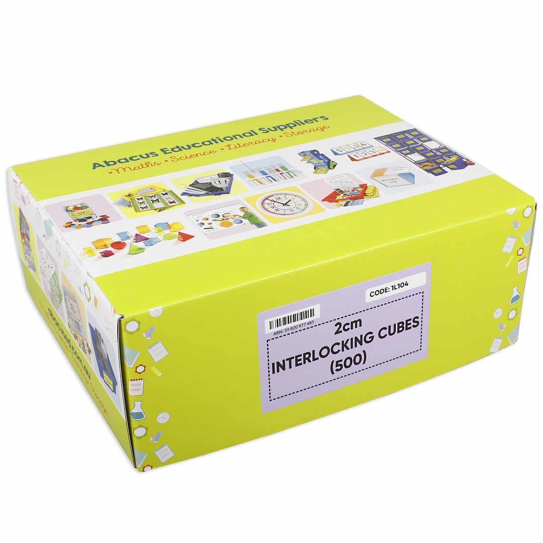 Interlocking Cubes - 2cm (Box of 500)
