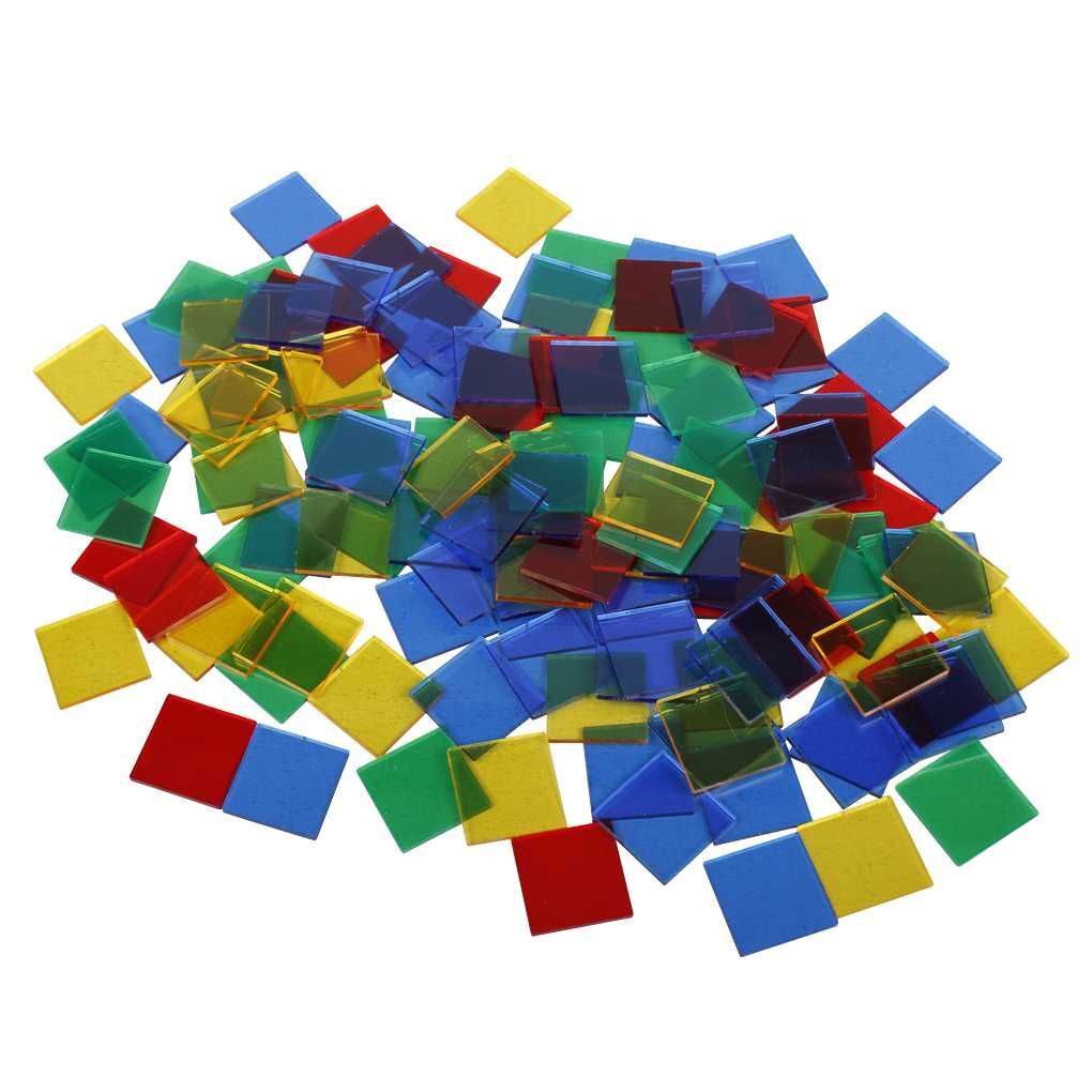 Colour Tiles - Transparent (Box of 500)