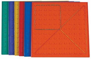 Geoboards (Multicoloured) - 23cm Double-Sided (Pack of 6)