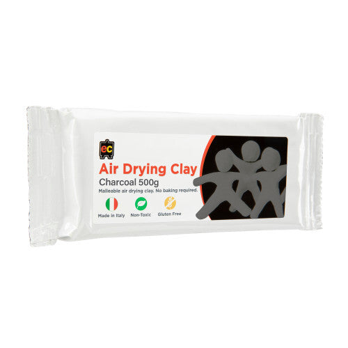 Air Drying Clay - Charcoal (500g)