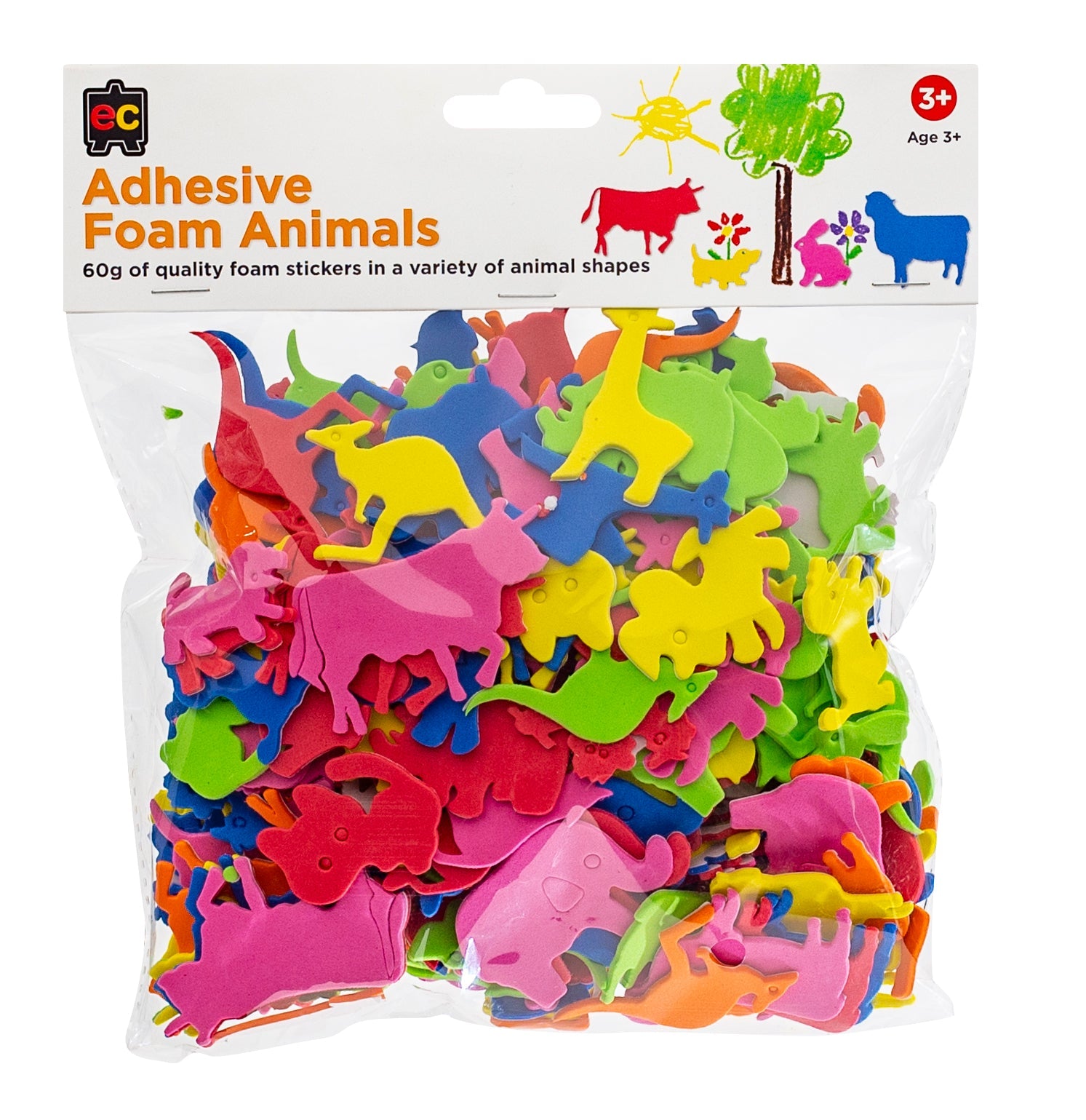 Adhesive Foam (60g) - Animals