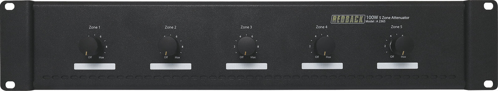 Redback Attenuator Volume Control 5 Zone Evac 100W / 100V Line