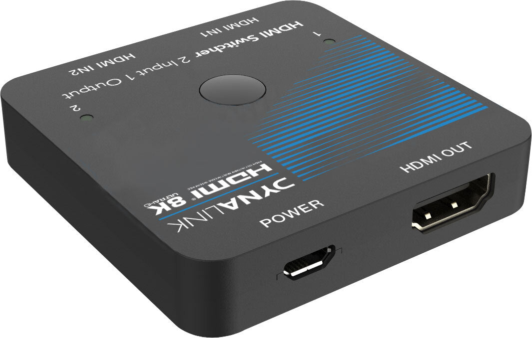 Dynalink 8K 48Gbps 2 Way HDMI Switcher