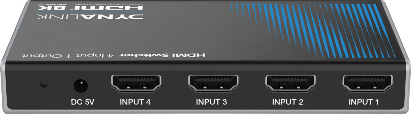 Dynalink 8K 48Gbps 4 Way HDMI Switcher