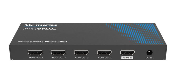 Dynalink 4K 1x4 HDMI Splitter 18GBps Bandwidth