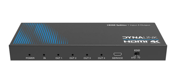 Dynalink 4K 1x4 HDMI Splitter 18GBps Bandwidth