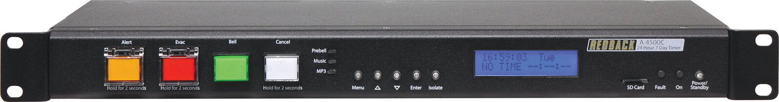 Redback 24 Hour 7 Day Timer With Evac Tone Generator