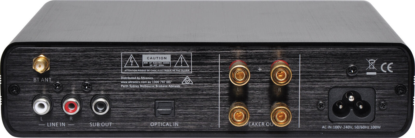 Redback 2 x 50 Watt Bluetooth Amplifier